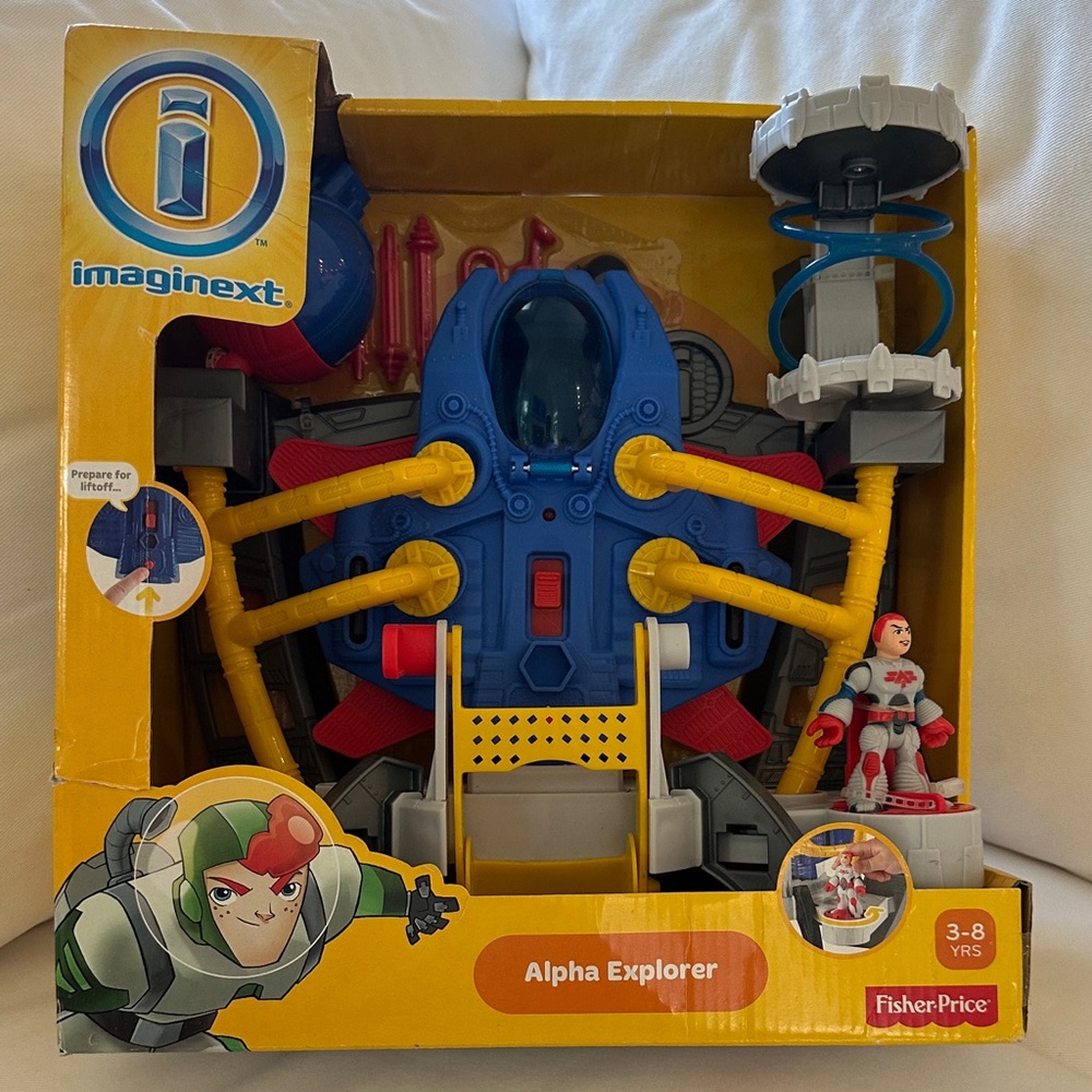 Fisher-Price Imaginext Alpha Explorer - Blue, Yellow, and Red